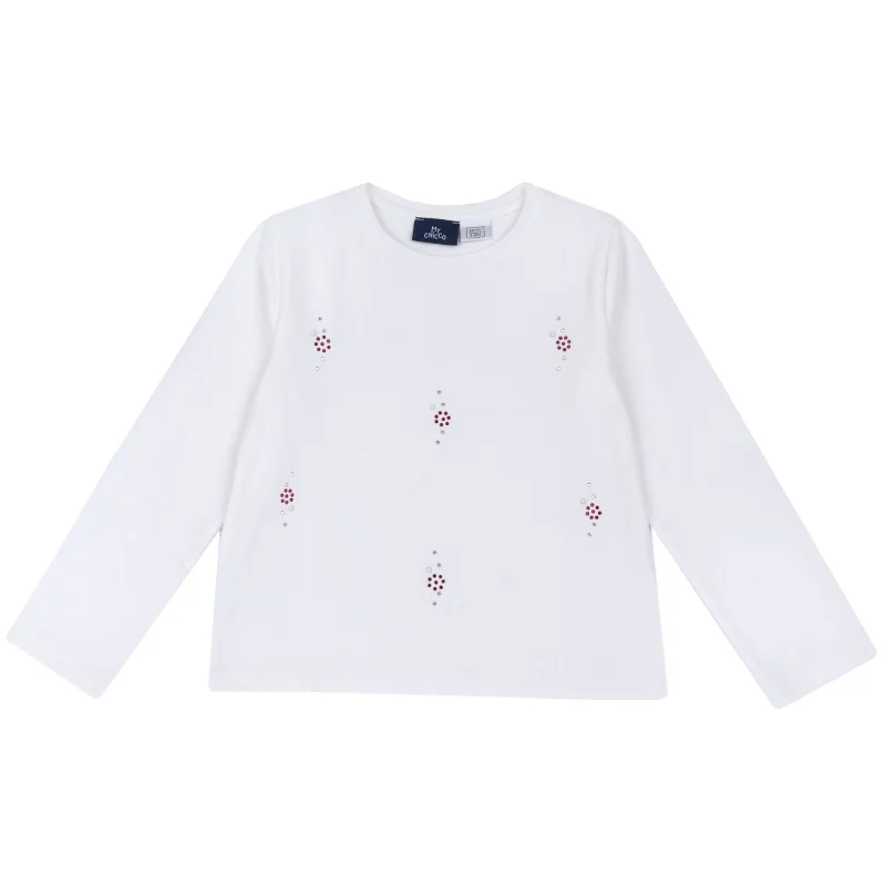 Bluza copii Chicco, alb, 01015-69MC