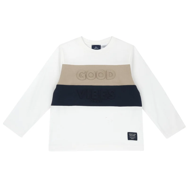 Bluza copii Chicco, alb, 00544-69MC