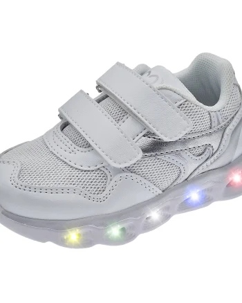 Pantofi sport copii cu luminite Chicco Clory, Alb, 71136-66P