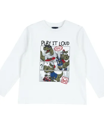 Bluza copii Chicco, Alb, 02898-65MC