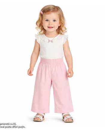 Pantaloni copii Chicco, Roz, 01583-70MC