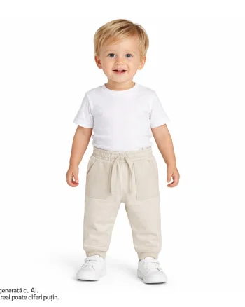Pantaloni de trening pentru copii Chicco, Bej, 01893-70MC