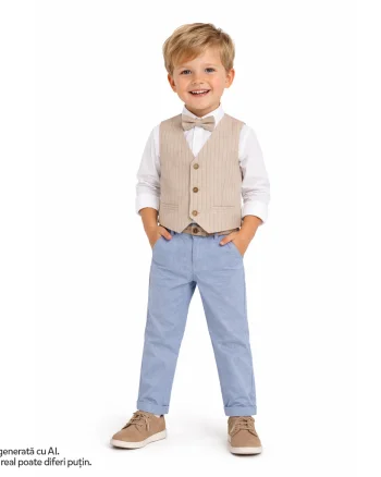 Pantaloni copii Chicco, Turcoaz, 01373-70MC