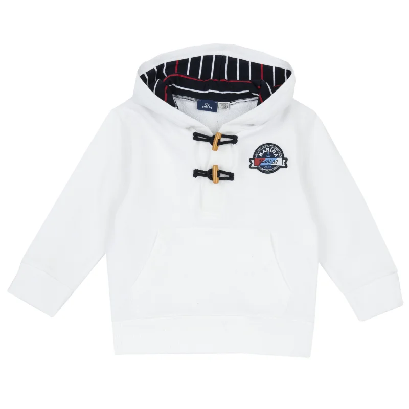 Bluza copii Chicco, alb cu model, 69782-66MC