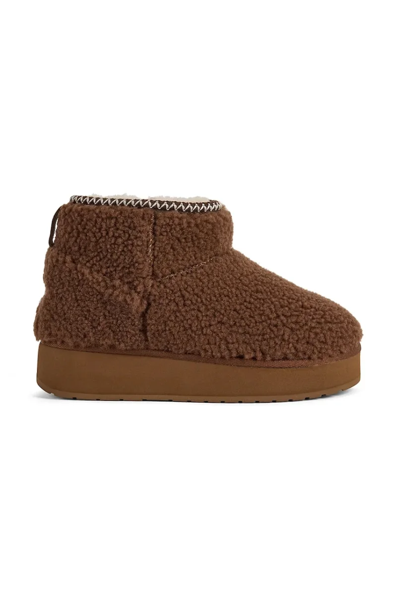 Emu Australia  Stinger Micro Flatform Teddy cizme de zăpadă pentru femei