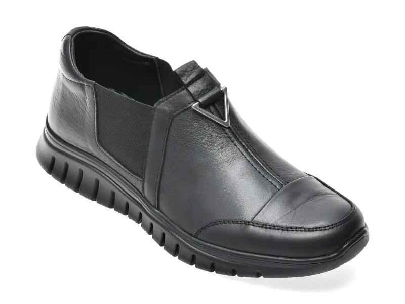 Pantofi sport FLAVIA PASSINI negri, EV28882, din piele naturala