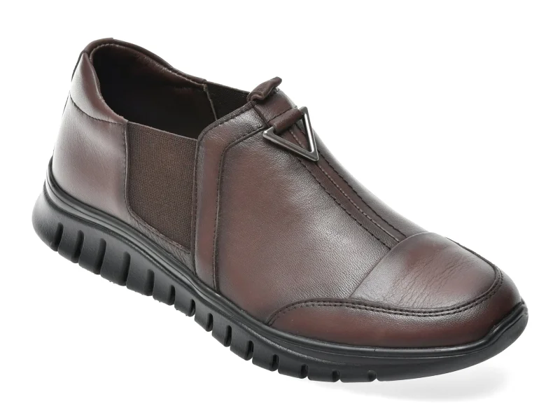 Pantofi sport FLAVIA PASSINI maro, EV28882, din piele naturala
