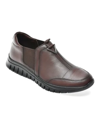 Pantofi sport FLAVIA PASSINI maro, EV28882, din piele naturala
