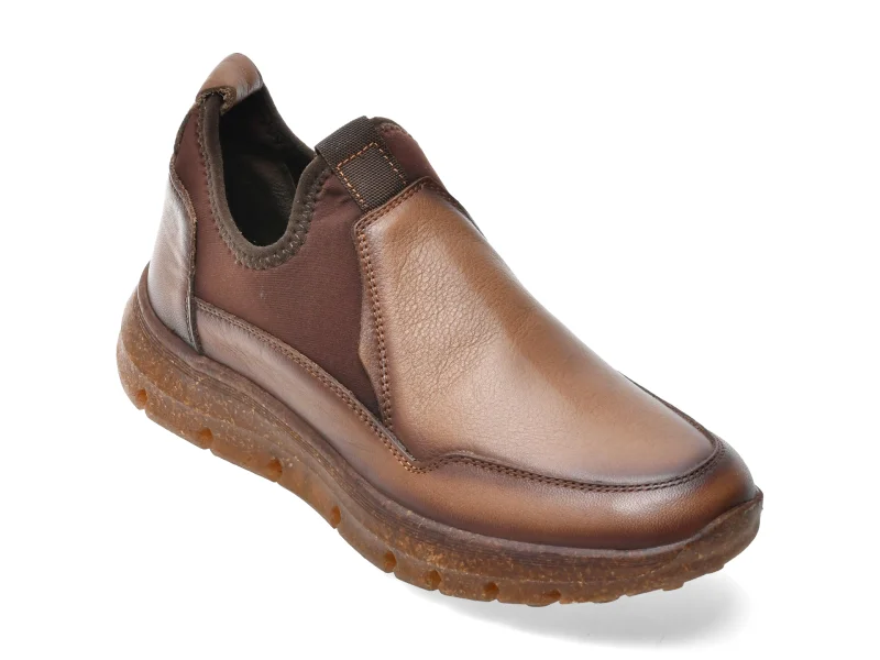 Pantofi sport FLAVIA PASSINI maro, EV2983, din piele naturala