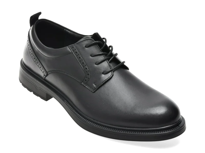 Pantofi eleganti BITE THE BULLET negri, 327031, din piele naturala