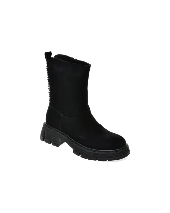 Ghete FLAVIA PASSINI negre, FC90001, din piele intoarsa