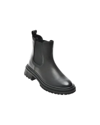 Ghete GRYXX negre, T1151, din piele naturala