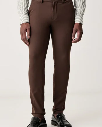 BOSS  pantaloni slim fit pentru bărbați cu bumbac P-Kaiton1-Zip