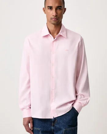 Lacoste  cămașă oxford din bumbac