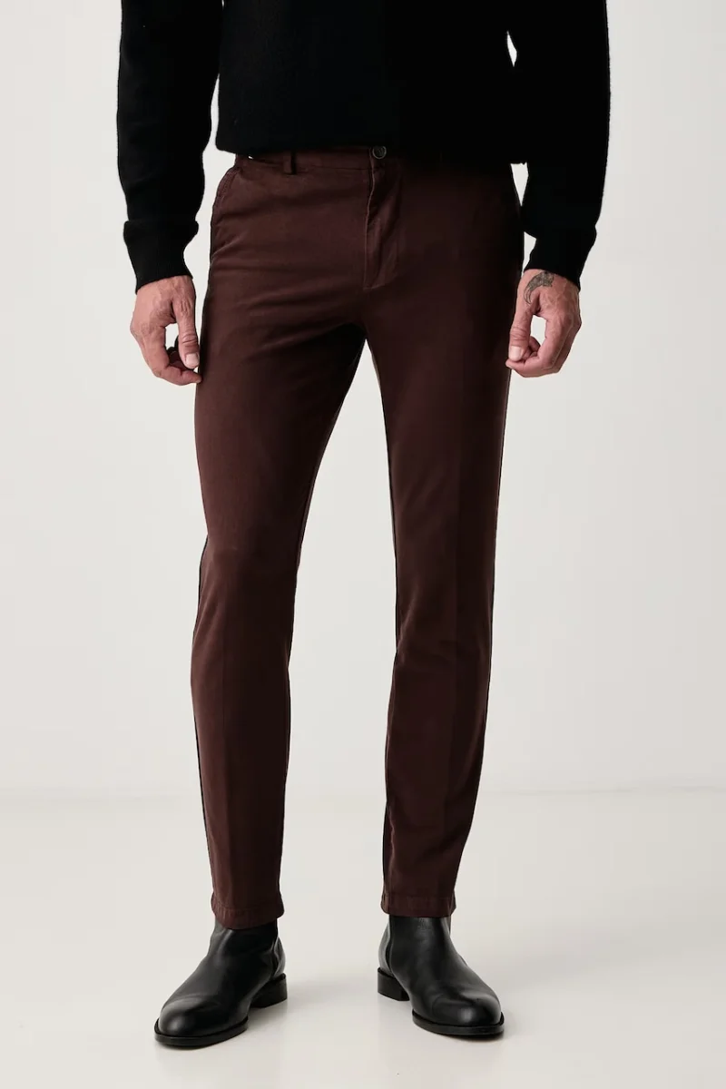 BOSS  pantaloni chinos pentru bărbați din bumbac cu elastan H-Kaiton1