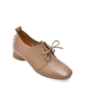 Pantofi FLAVIA PASSINI bej, L017, din piele naturala