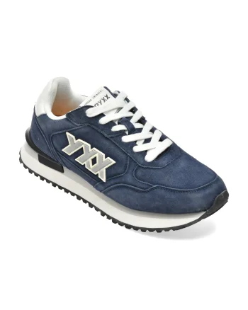 Pantofi sport GRYXX bleumarin, 435, din piele intoarsa