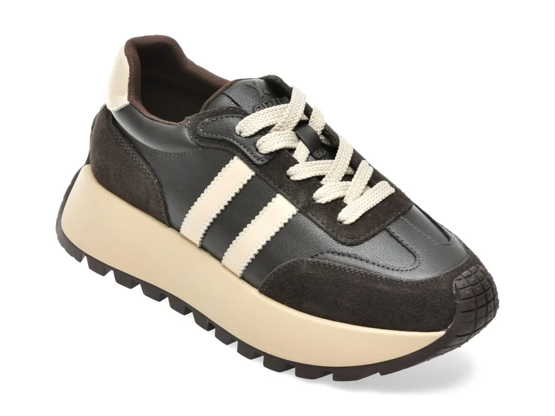 Pantofi sport GRYXX maro, 23386, din piele naturala