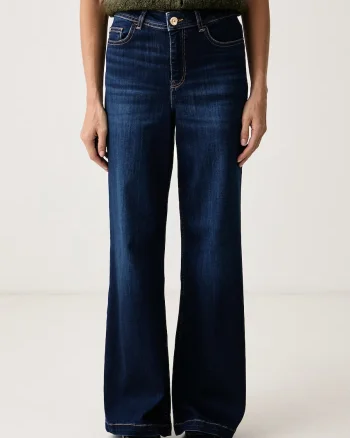 Mos Mosh  blugi wide leg pentru femei