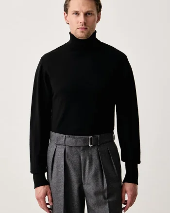 Officine Generale  pulover cu guler înalt din lână merino NINA