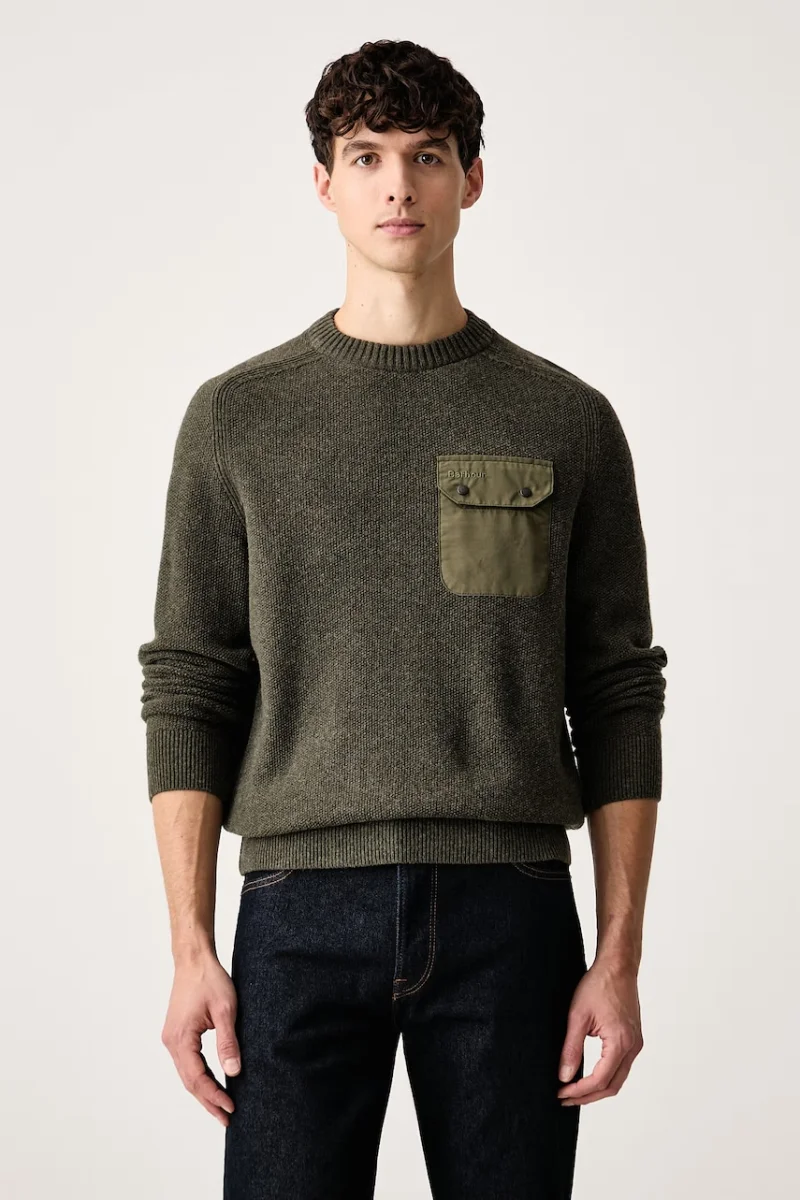 Barbour  pulover pentru bărbați din lână Stockham