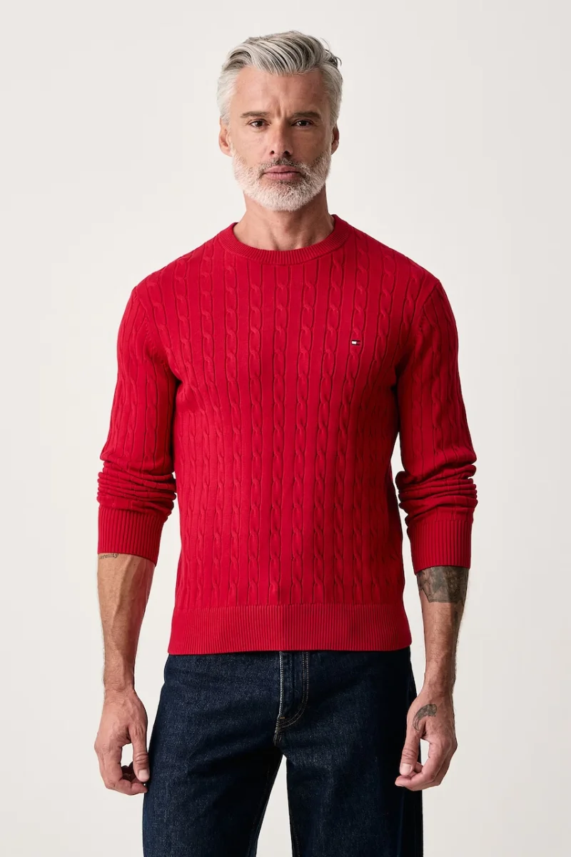 Tommy Hilfiger  pulover pentru bărbați din bumbac