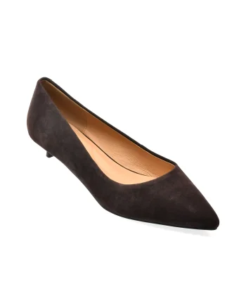 Pantofi eleganti EPICA maro, 3716, din piele intoarsa