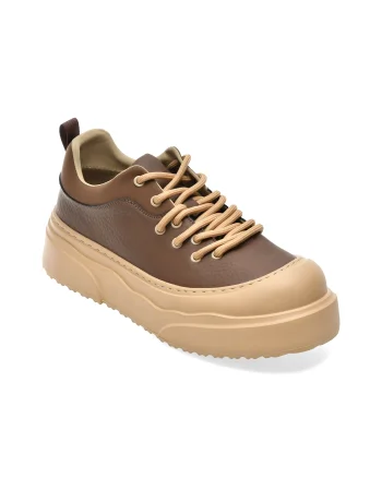 Pantofi sport GRYXX maro, 7565, din piele naturala