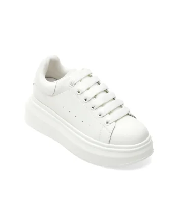 Pantofi sport GRYXX albi, 70698, din piele naturala