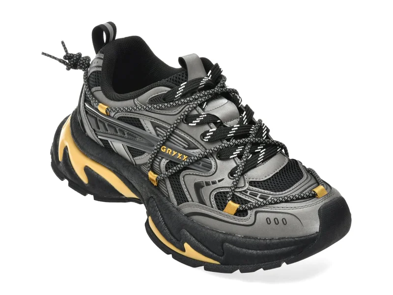 Pantofi sport GRYXX gri, 24075, din material textil