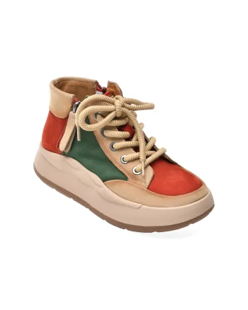 Ghete FLAVIA PASSINI multicolor, 68622, din piele naturala