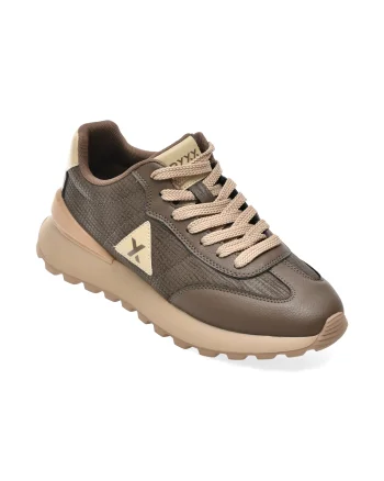 Pantofi sport GRYXX maro, 77056, din piele ecologica