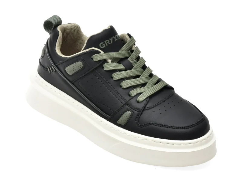 Pantofi sport GRYXX negri, 26307, din piele naturala