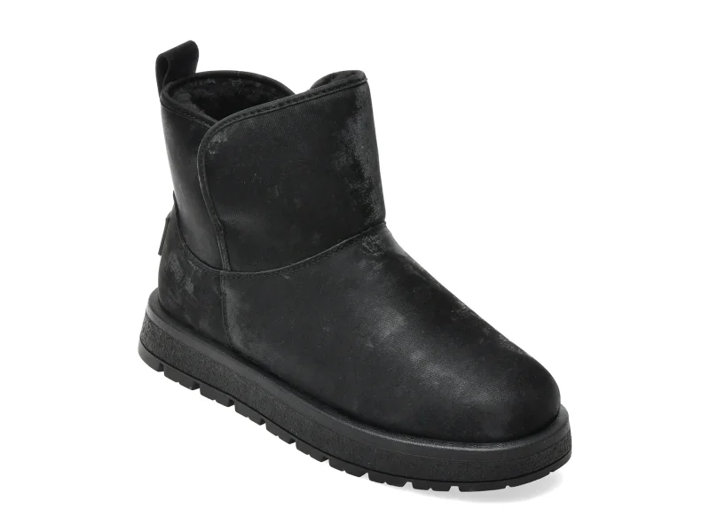 Ghete GRYXX negre, 221756, din piele naturala