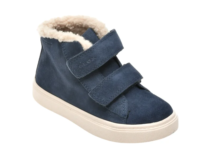 Ghete GEOX bleumarin, B666HA, din piele intoarsa