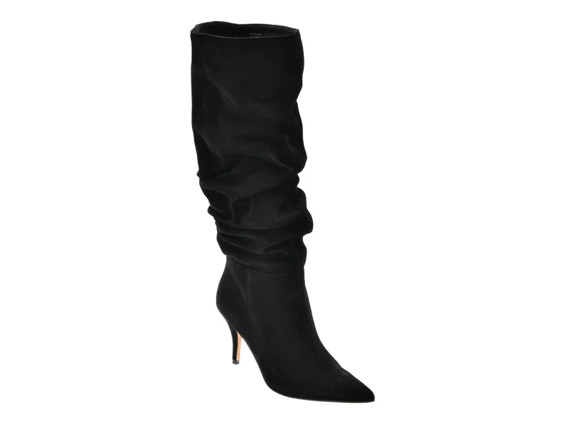 Cizme elegante ALDO negre, KIMMIA 007, din piele intoarsa
