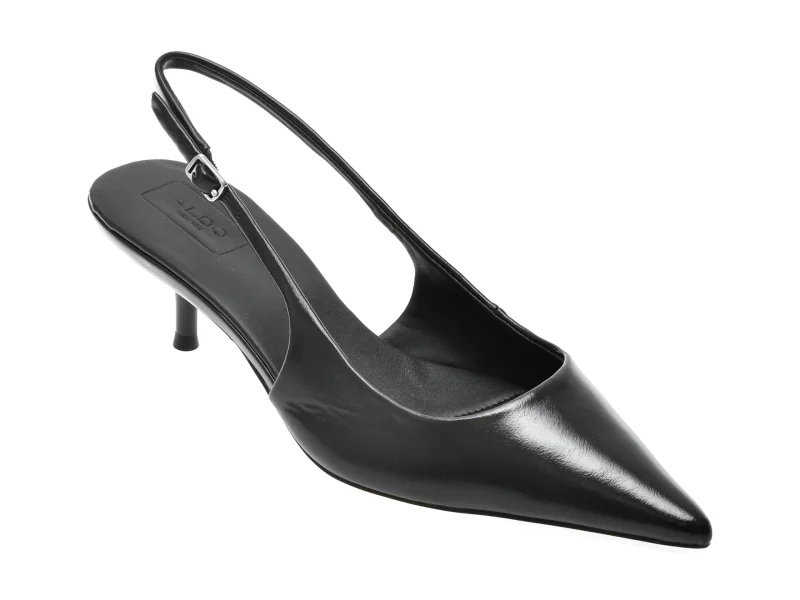 Pantofi eleganti ALDO negri, SABBIE 001, din piele ecologica