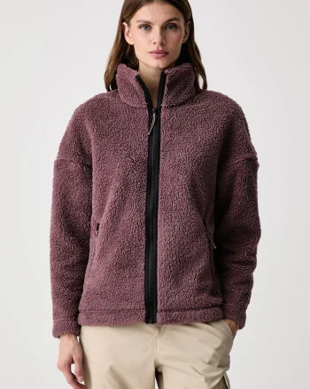 Jack Wolfskin  hanorac cu fermoar pentru femei din polar STONE LITE