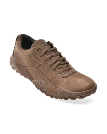 Pantofi sport CATERPILLAR gri, GRIDLOCK LO, din piele naturala
