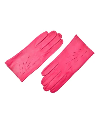 Manusi EPICA fucsia, D31, din piele naturala