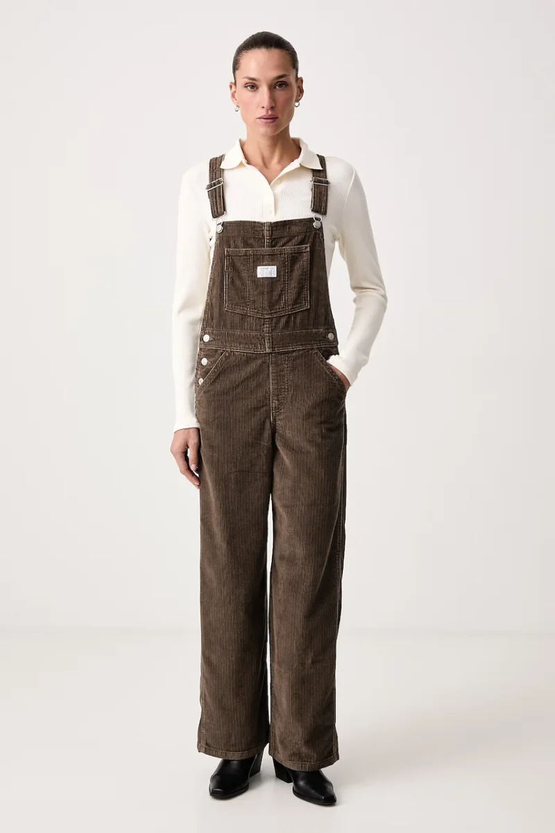 Levi's  salopetă din catifea reiată pentru femei FL BAGGY OVERALL