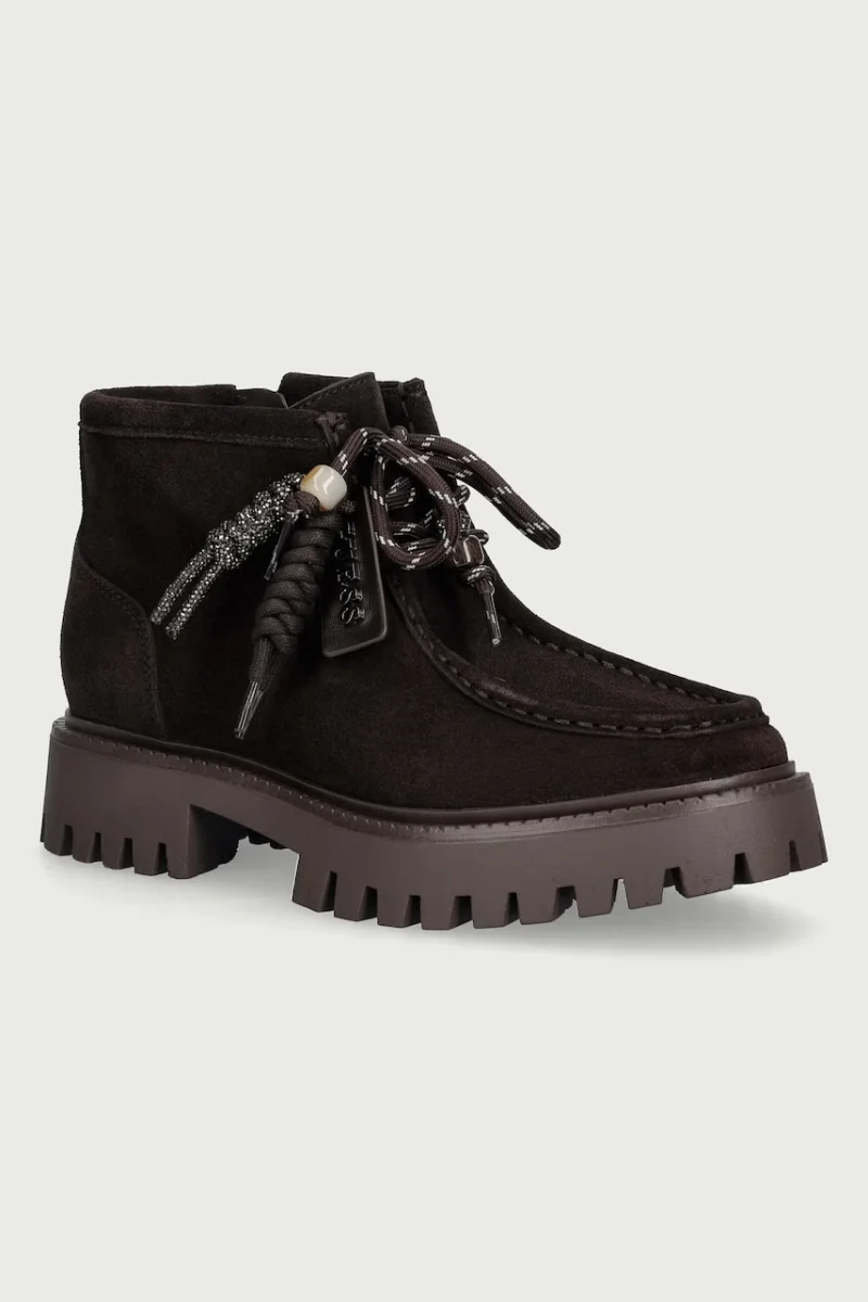 Guess  botine pentru femei din piele întoarsă FARDINA