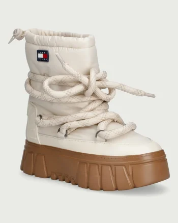 Tommy Jeans  TJW PLATFORM NYLON SNOWBOOT WL cizme de zăpadă pentru femei