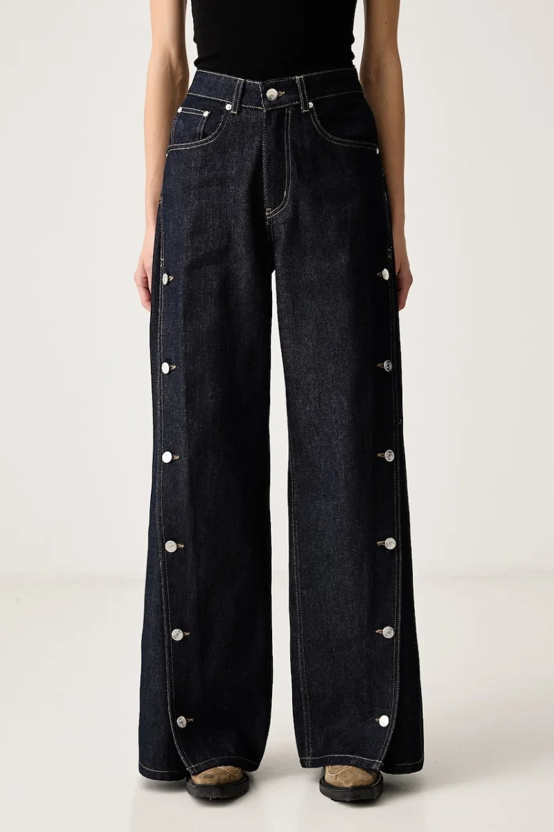 Gestuz  blugi wide leg pentru femei GZthenna