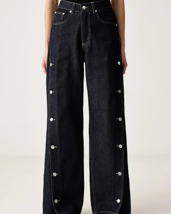 Gestuz  blugi wide leg pentru femei GZthenna