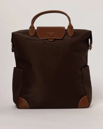 Geanta maxi maro tip rucsac cu buzunare laterale