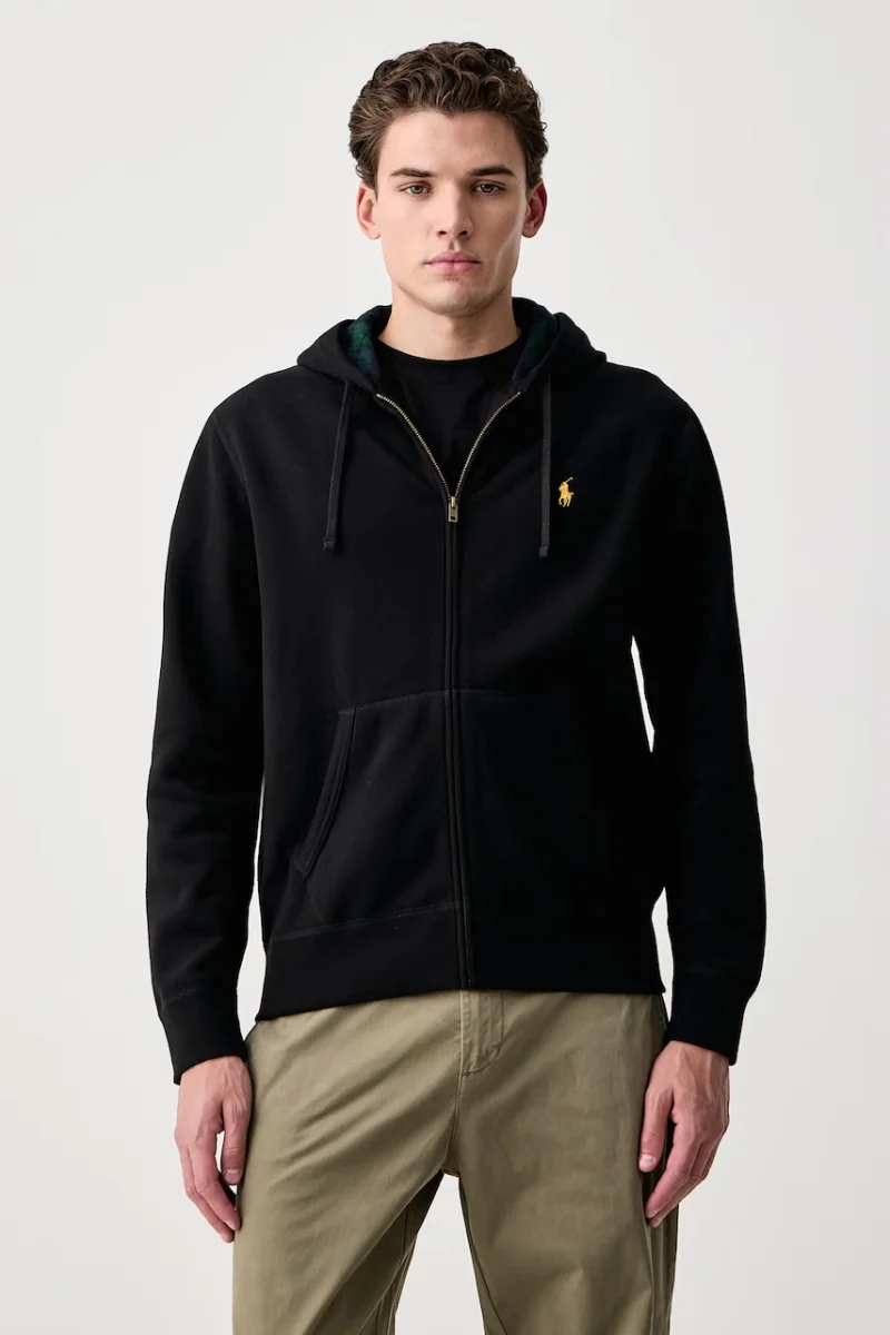 Polo Ralph Lauren  hanorac cu fermoar și glugă pentru bărbați cu bumbac
