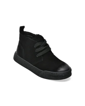 Ghete EPICA negre, 59500, din piele intoarsa