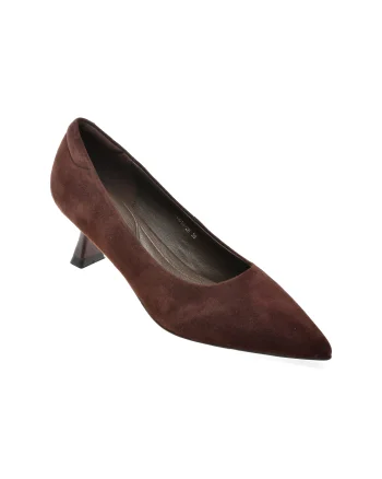 Pantofi eleganti EPICA maro, 11030, din piele intoarsa
