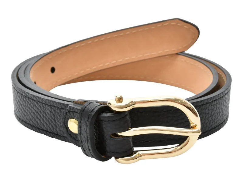 Curea EPICA neagra, F31, din piele naturala